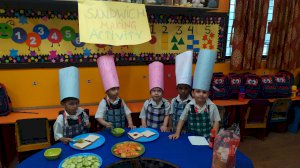 sandwich-making-activity-of-grade-pre-nursery-2019-2020